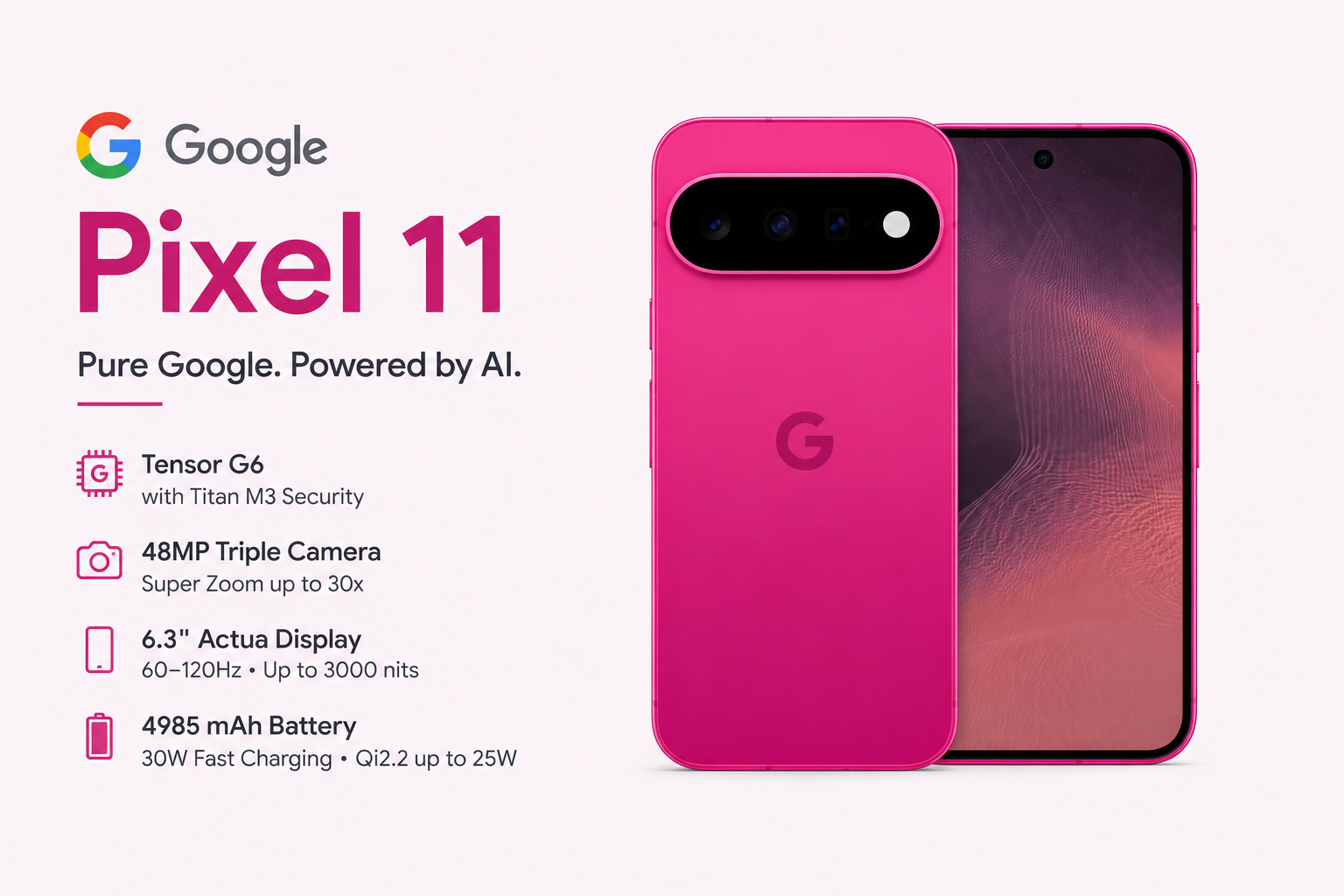 $100 Amazon Gift Card with Google Pixel 11 Pre-order in the US – Limited Time Offer